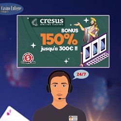 Bonus disponibles sur cresus casino